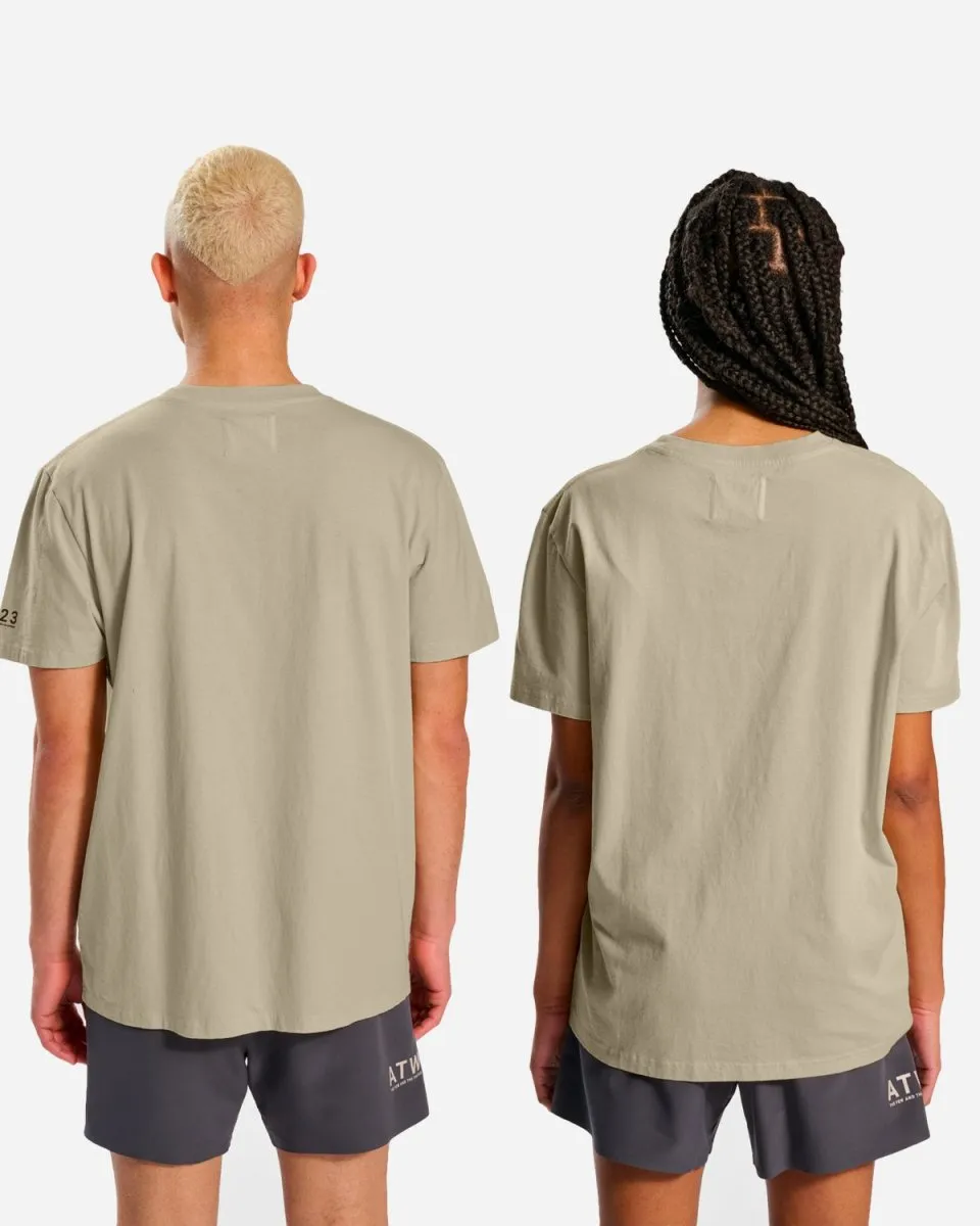 Halo Cotton T-Shirt - Oyster Gray