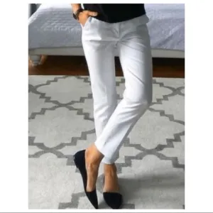 Hannah High Waist White Senora Style Stretch Jeans Size 8 Flawless Gorgeous