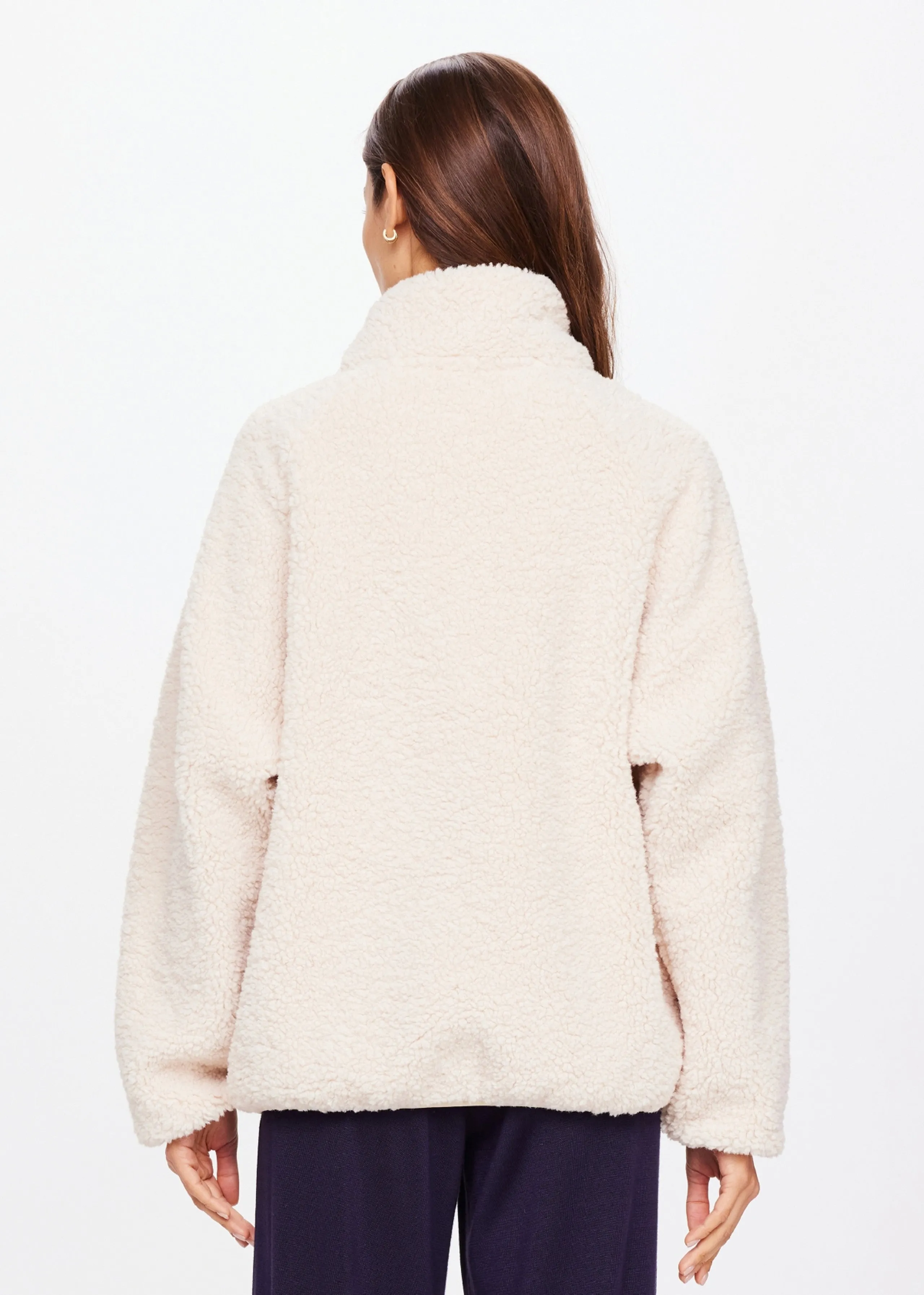 Harlow Fleece Pullover | Natural