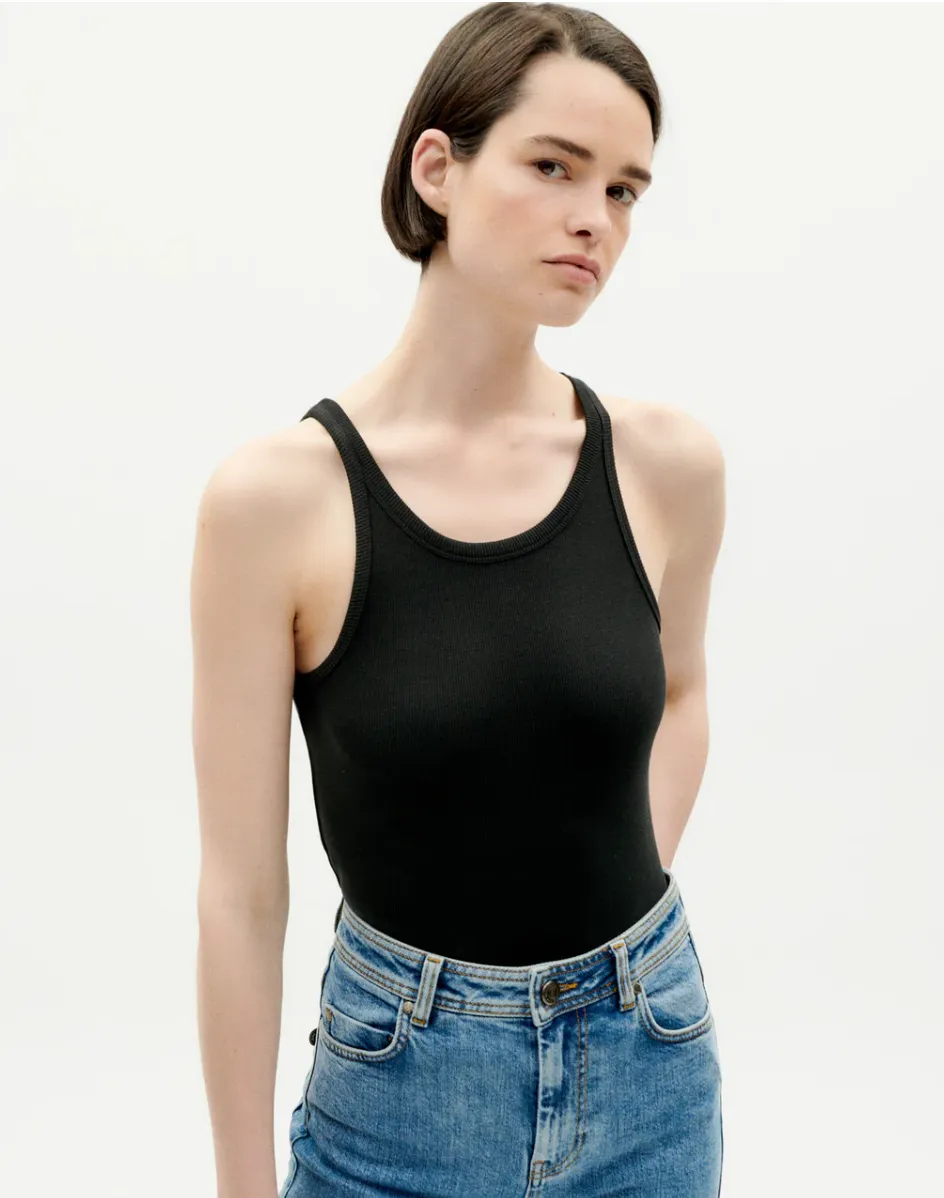 Harriet Top in Black | Thinking Mu