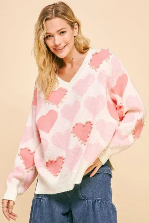Heart & Pearl Sweater