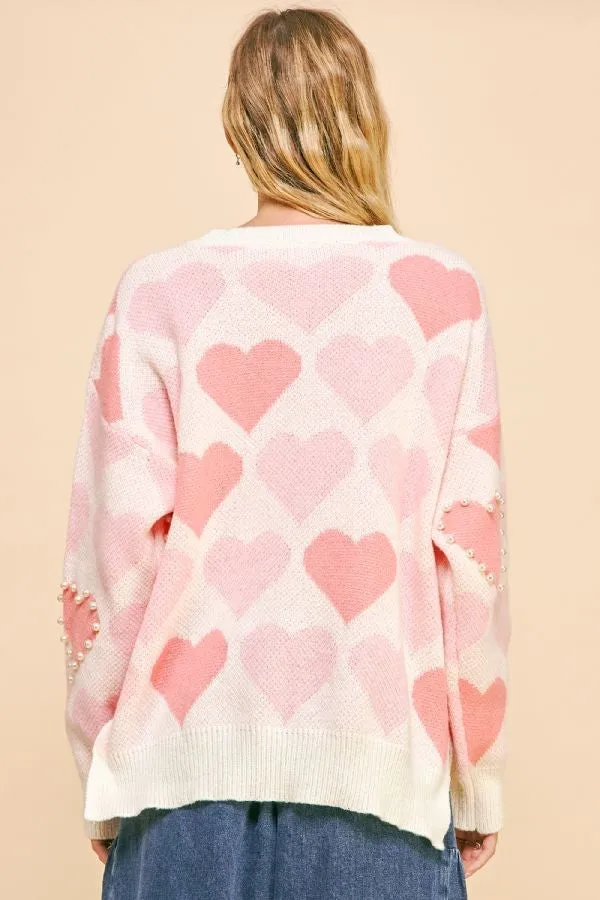 Heart & Pearl Sweater