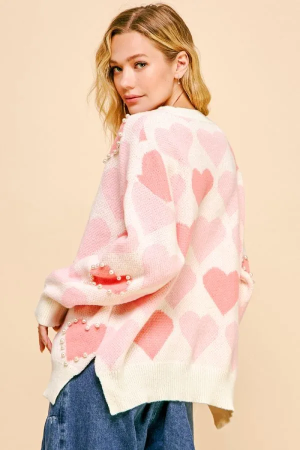 Heart & Pearl Sweater