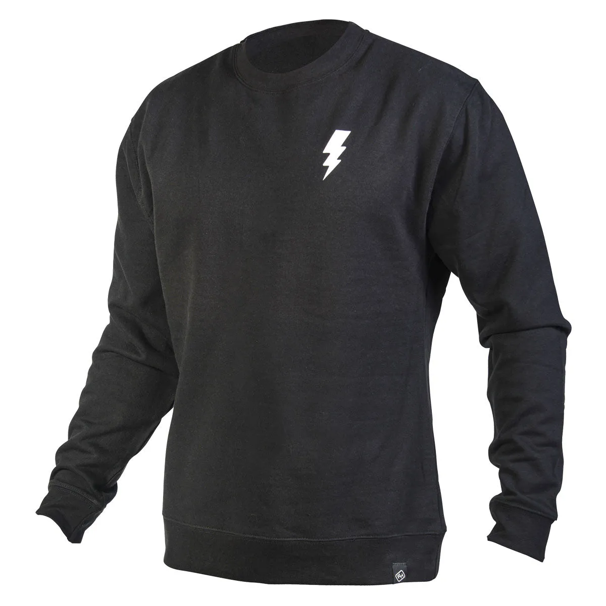 Helix Crew Neck Pullover - Black