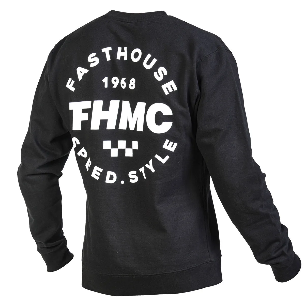 Helix Crew Neck Pullover - Black
