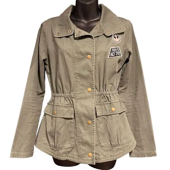 Her Universe Star Wars Military Utility Jacket Junior’s Small