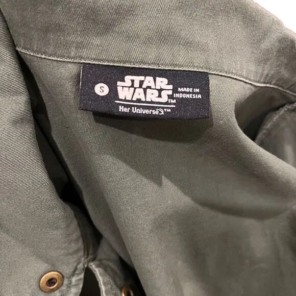 Her Universe Star Wars Military Utility Jacket Junior’s Small