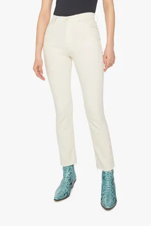 High Waisted Rascal Ankle Fray | Eggnog