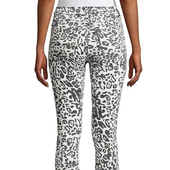 Hudson JeansBarbara High-Rise Leopard Skinny Jeans