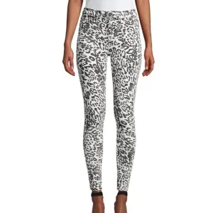 Hudson JeansBarbara High-Rise Leopard Skinny Jeans