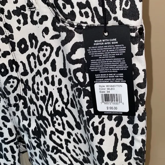Hudson JeansBarbara High-Rise Leopard Skinny Jeans