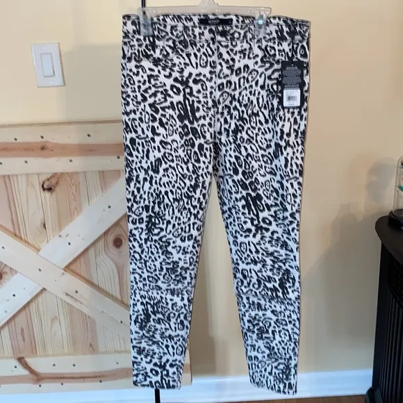 Hudson JeansBarbara High-Rise Leopard Skinny Jeans