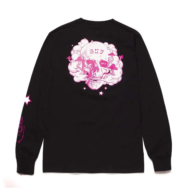 HUF Gratefully Yours L/S T-Shirt Black
