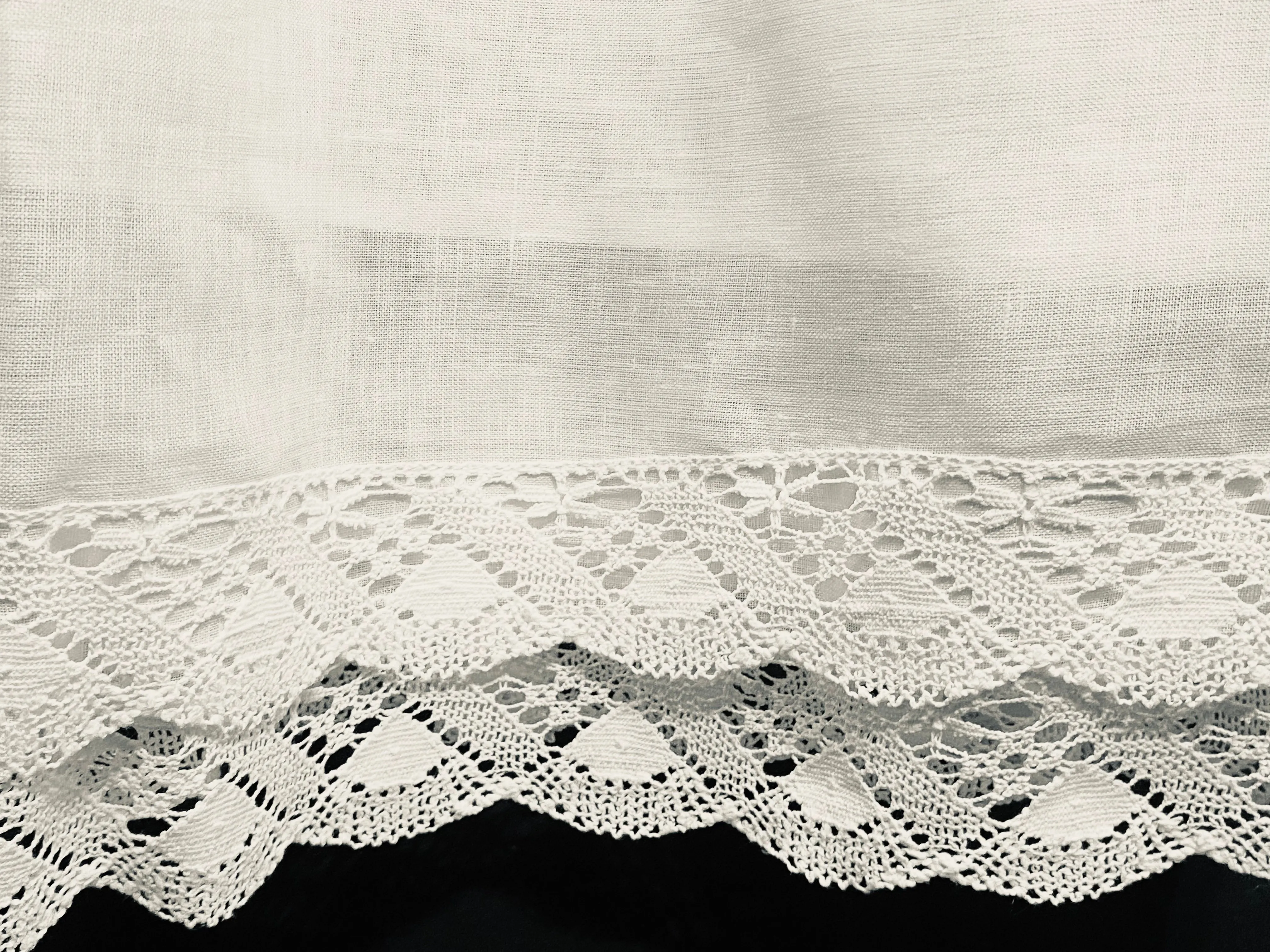 Irish Linen Heirloom Christening Gown