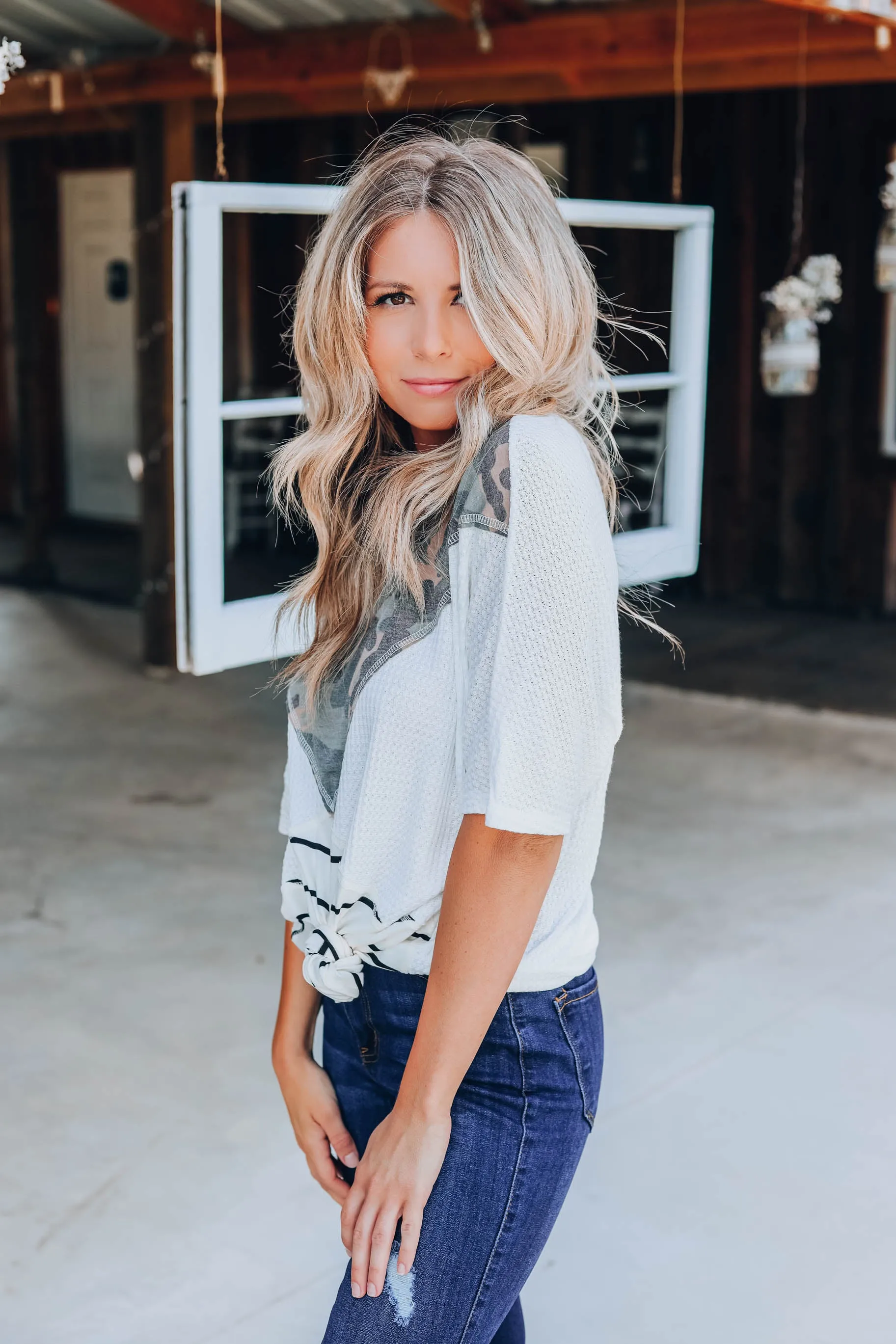 It's A Hit Color Block Top