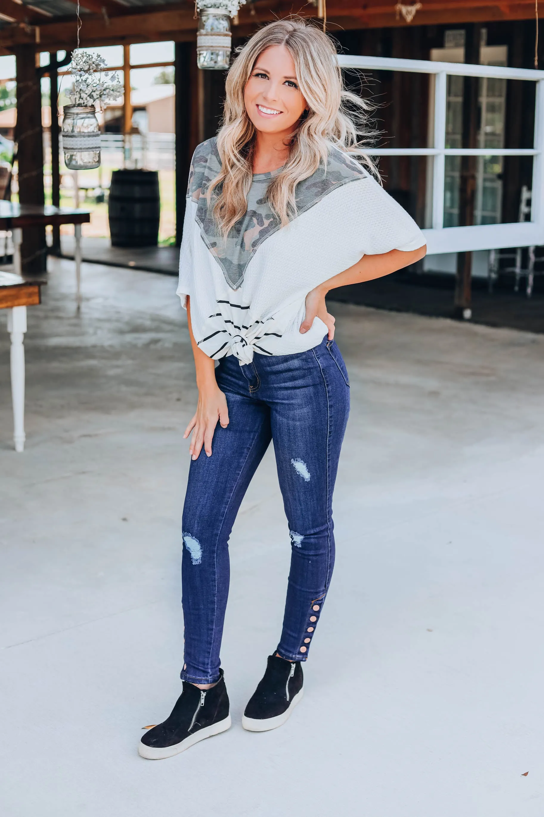 It's A Hit Color Block Top