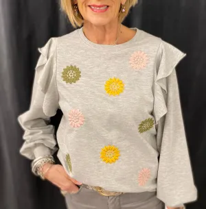 Ivy Jane Ruffled Shoulder Popover