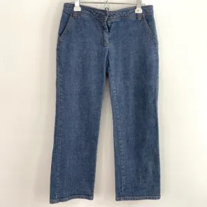 J. Crew Blue Straight Wide Leg Low Rise Jeans Y2K/ 90s