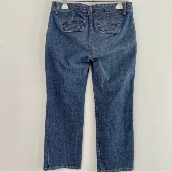 J. Crew Blue Straight Wide Leg Low Rise Jeans Y2K/ 90s