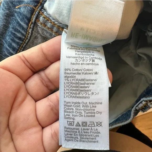 J. Crew High Rise Classic Vintage Medium Wash Straight Leg Denim Jeans- Size 28