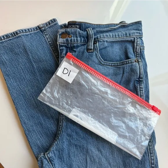 J. Crew High Rise Classic Vintage Medium Wash Straight Leg Denim Jeans- Size 28