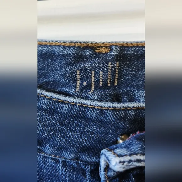 J. Jill medium wash straight leg jeans women's size 8