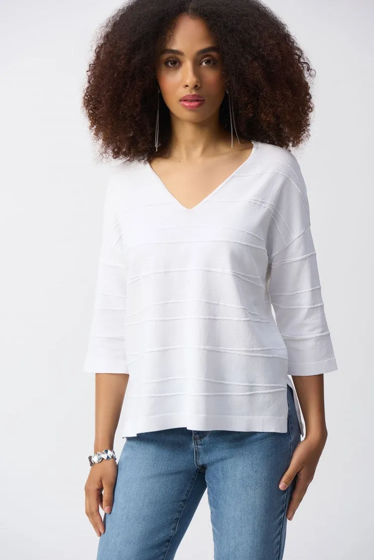 Jacquard Sweater Knit Pullover 251923