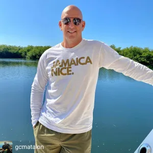 JAMAICA NICE - JAMAICA NICE (LOGO) - UNISEX LNGSLEEVE - TSHIRT