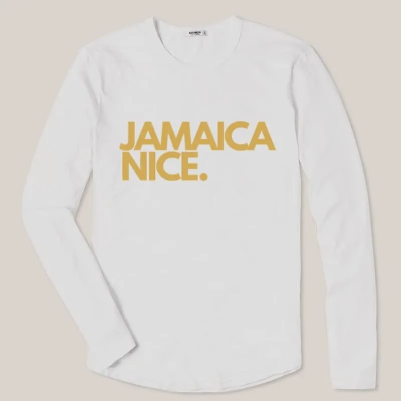 JAMAICA NICE - JAMAICA NICE (LOGO) - UNISEX LNGSLEEVE - TSHIRT