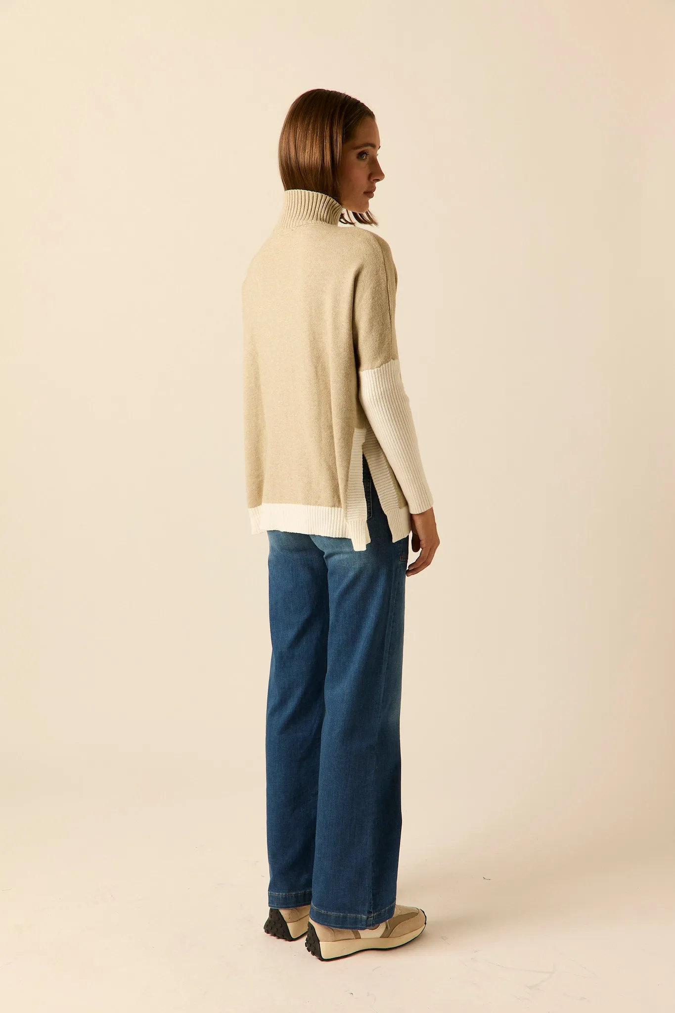 Jeans bolsillos delanteros azul