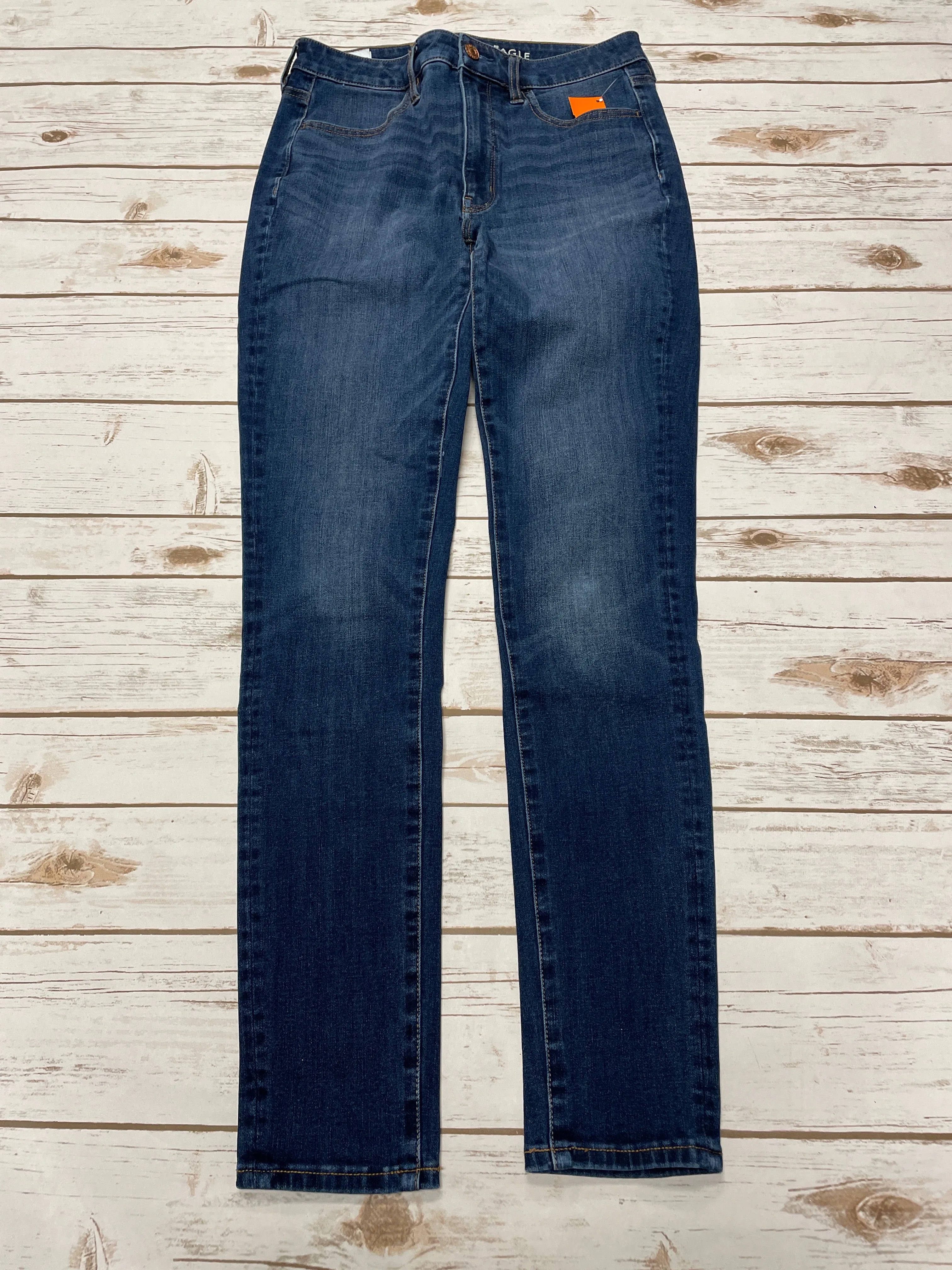 Jeans Jeggings By American Eagle In Blue Denim, Size: 4l