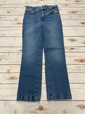 Jeans Straight By Good American In Blue, Size: 8