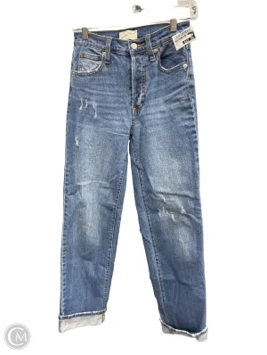 Jeans Straight By Universal Thread In Blue Denim, Size: 0