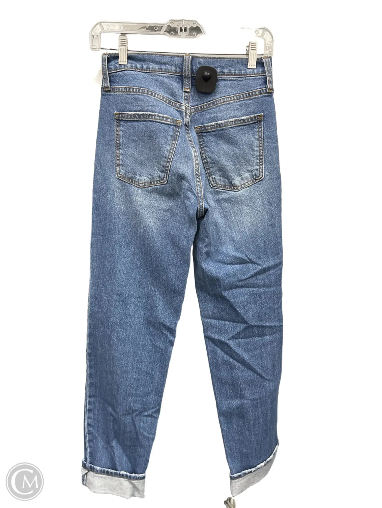 Jeans Straight By Universal Thread In Blue Denim, Size: 0