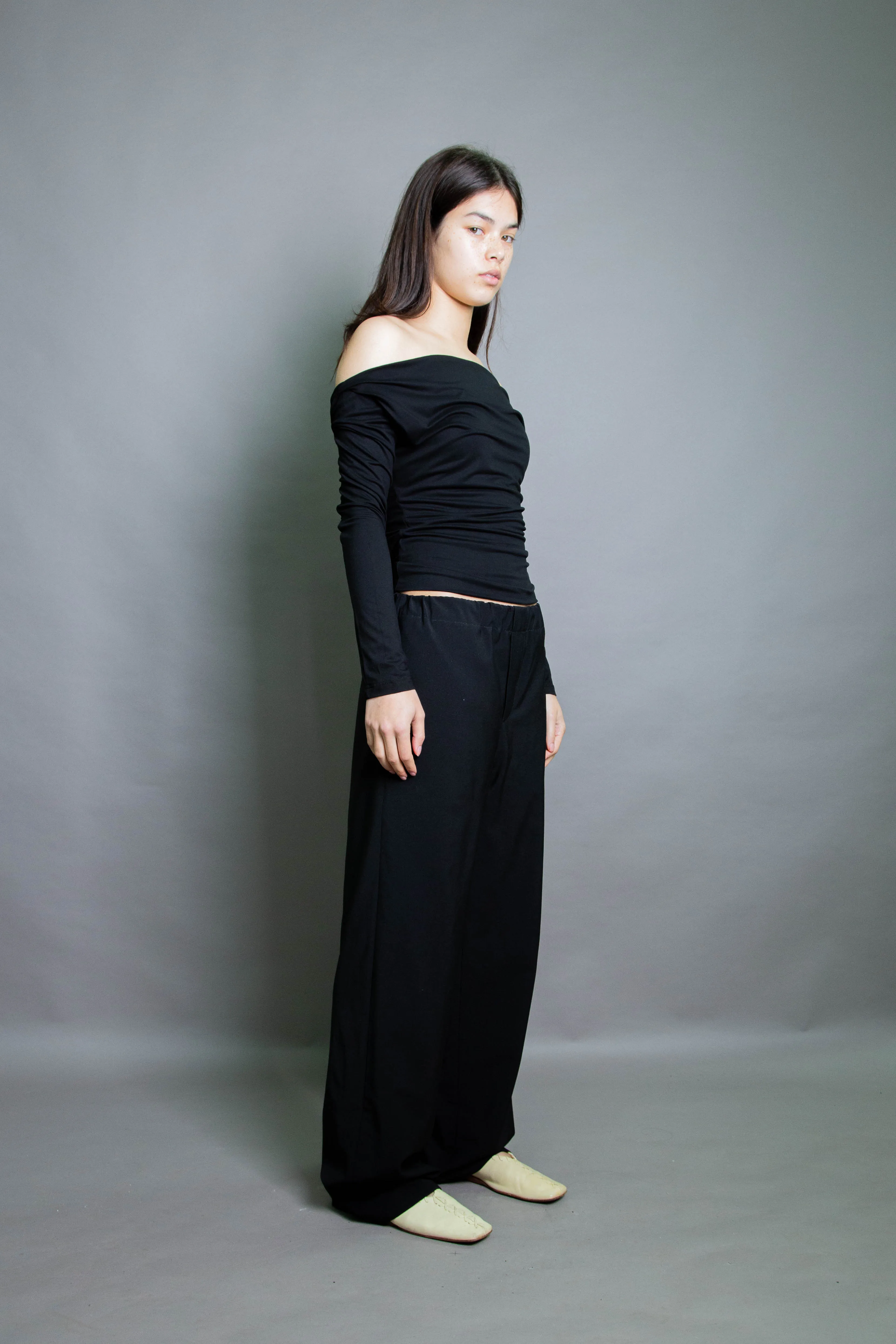 Jill L/S Top - Black (PO)