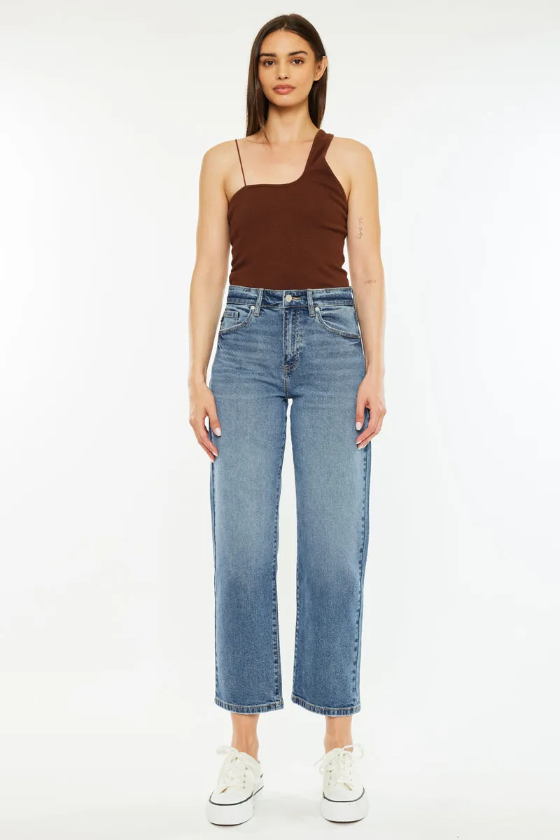 Jordana High Rise True Straight Leg Jeans
