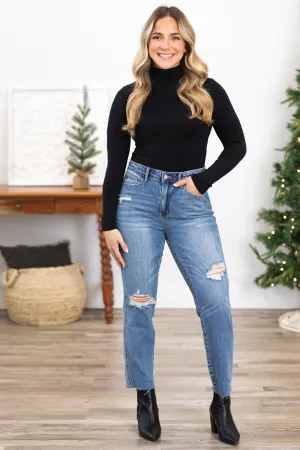 Judy Blue Rigid Front Straight Leg Jeans