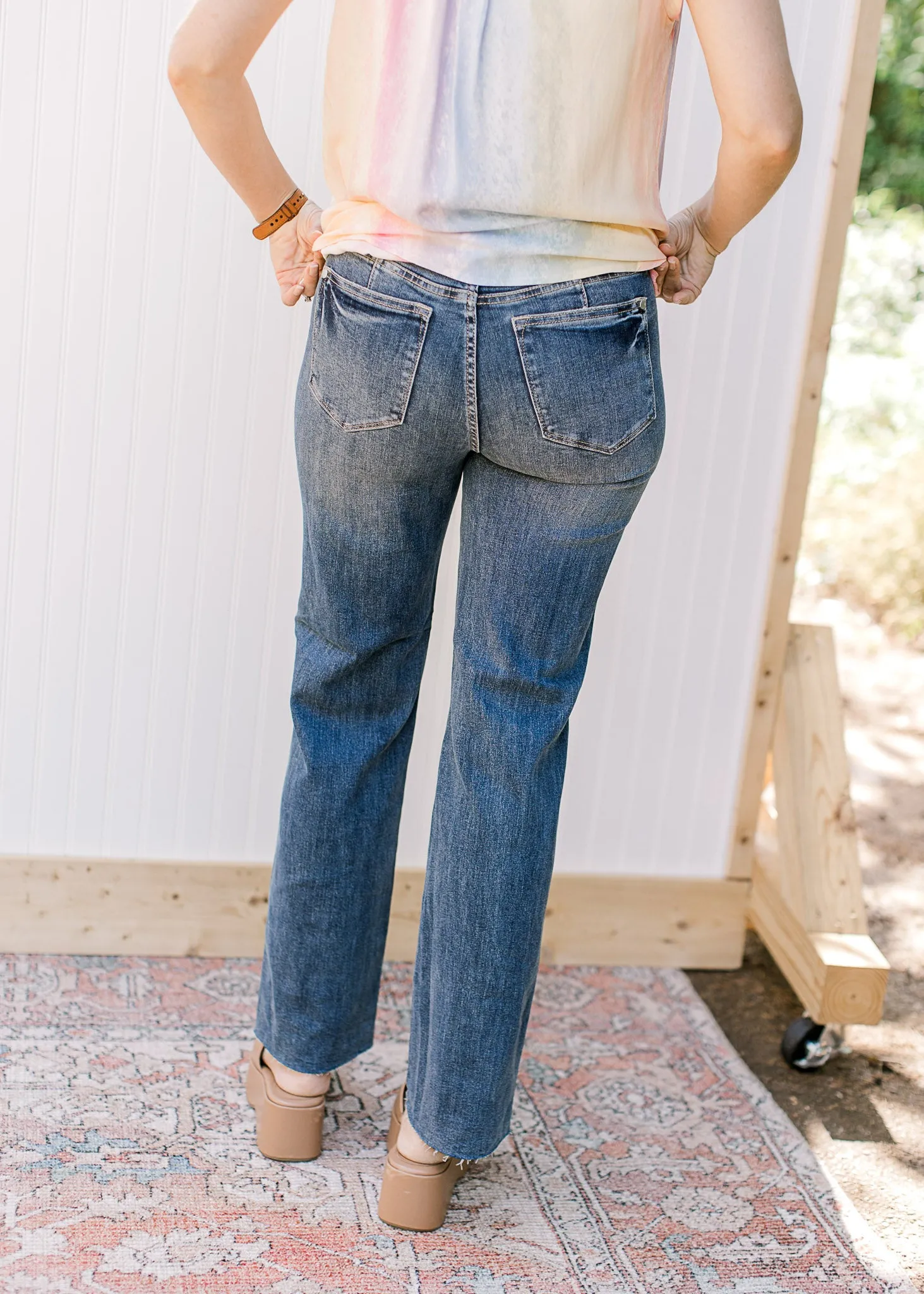 JUDY BLUE Tummy Control Vintage Straight Jean