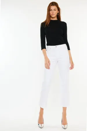 KanCan Sally High Rise Cropped Straight Leg Jeans FINAL SALE