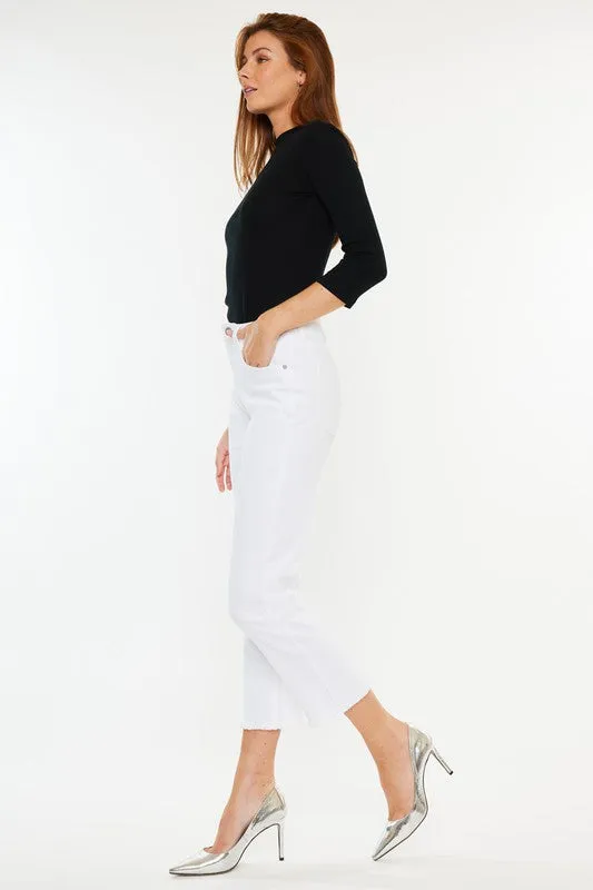 KanCan Sally High Rise Cropped Straight Leg Jeans FINAL SALE