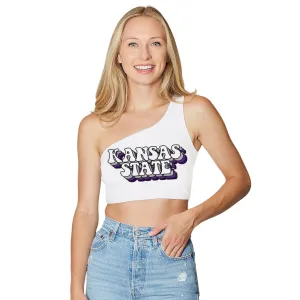 Kansas State Retro One Shoulder Top