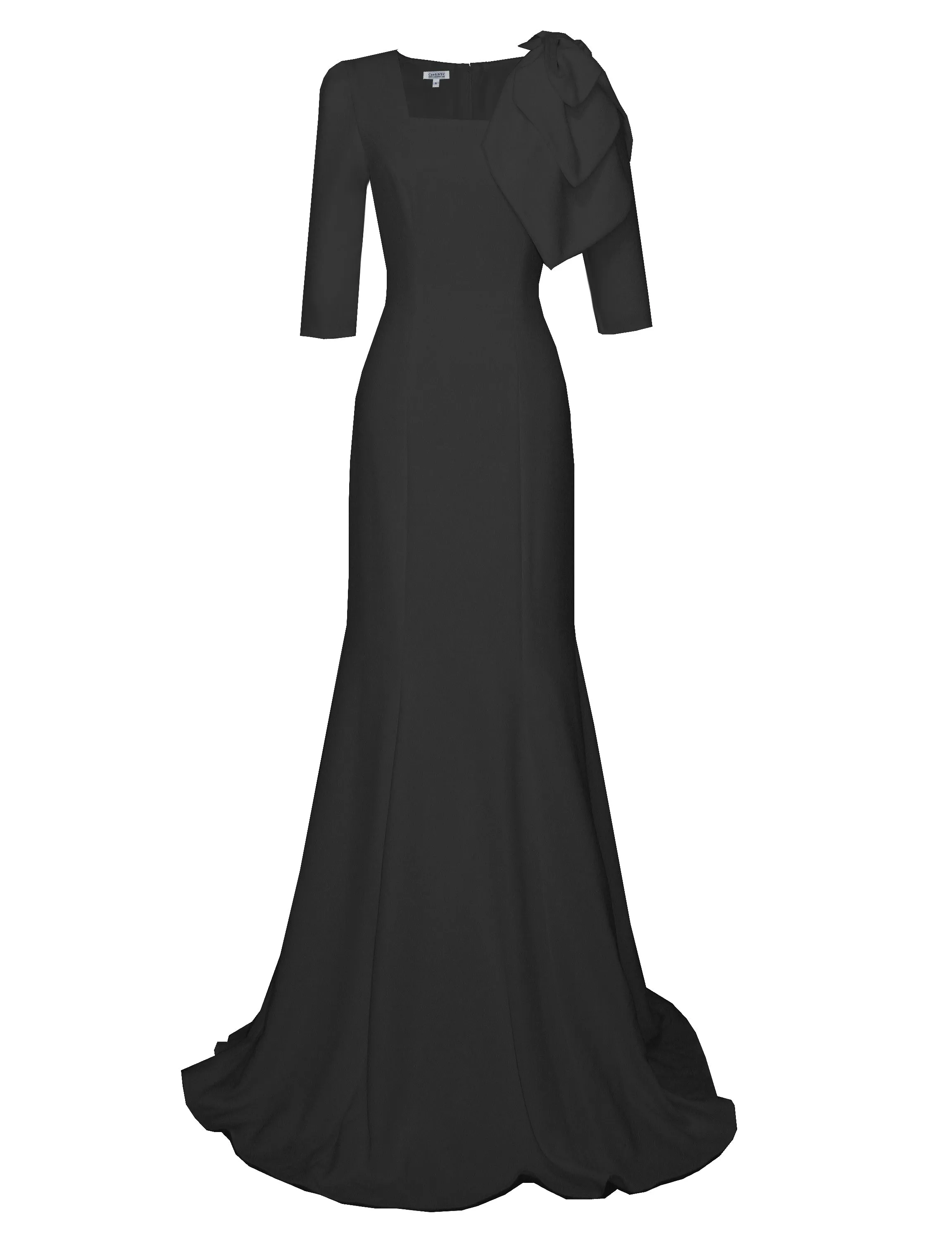 Kassia Gown with Square Neckline