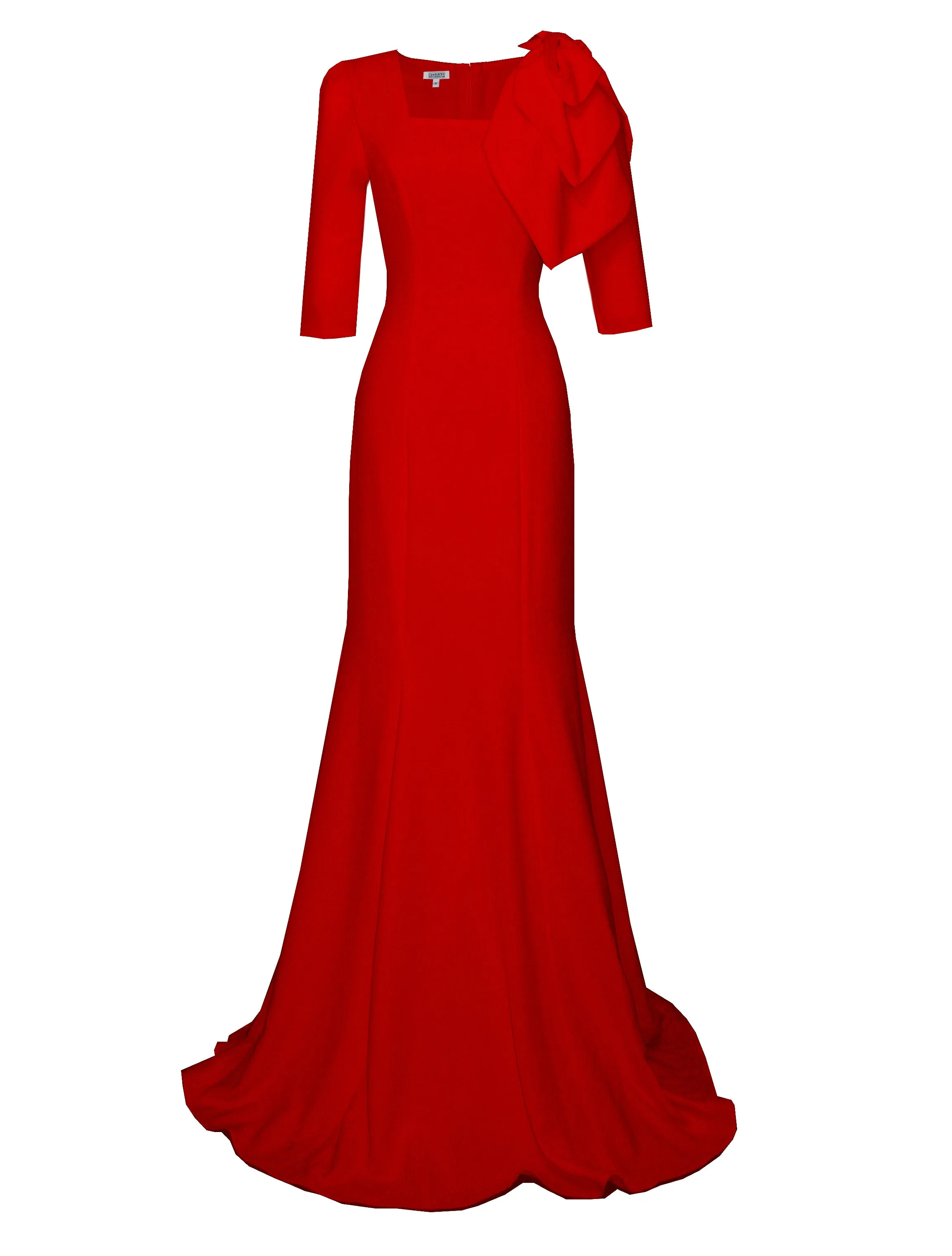 Kassia Gown with Square Neckline