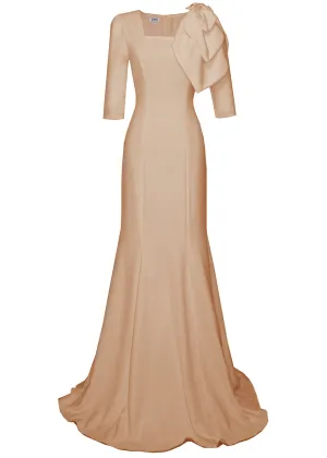 Kassia Gown with Square Neckline