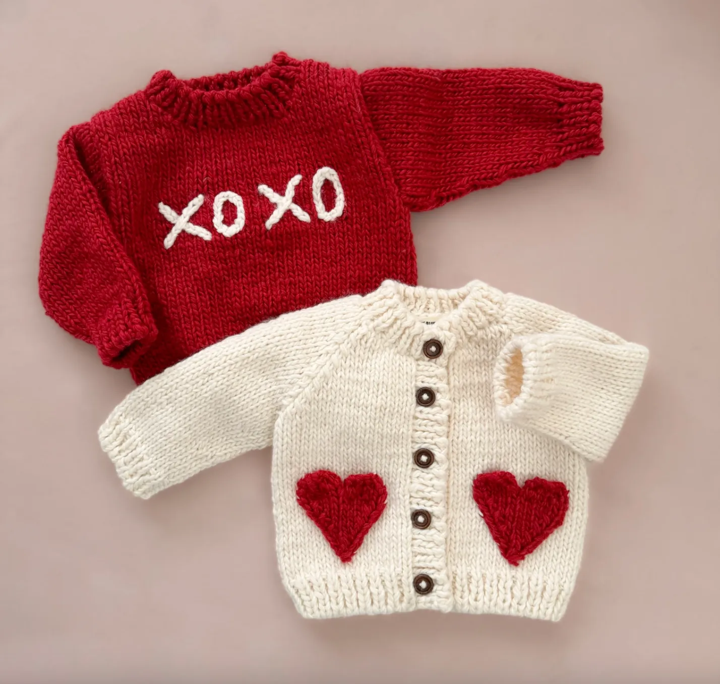Kid's XOXO Sweater, Red