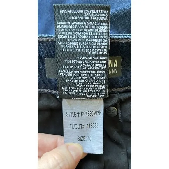 Kut from the Kloth Diana Skinny Jeans, Size 16