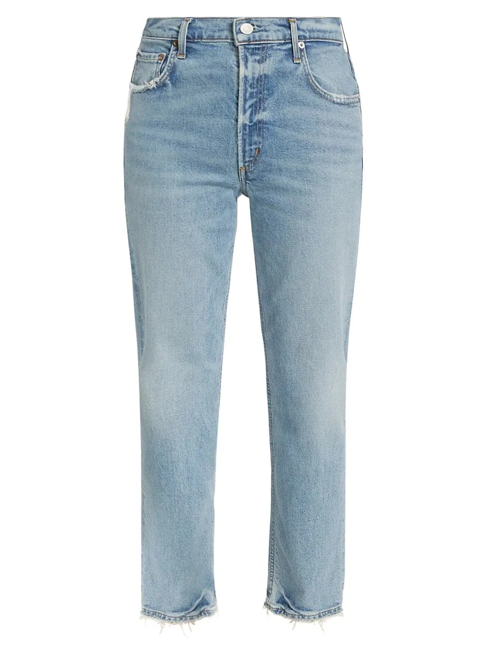 Kye Mid-Rise Stretch Straight-Leg Jeans in Foreseen