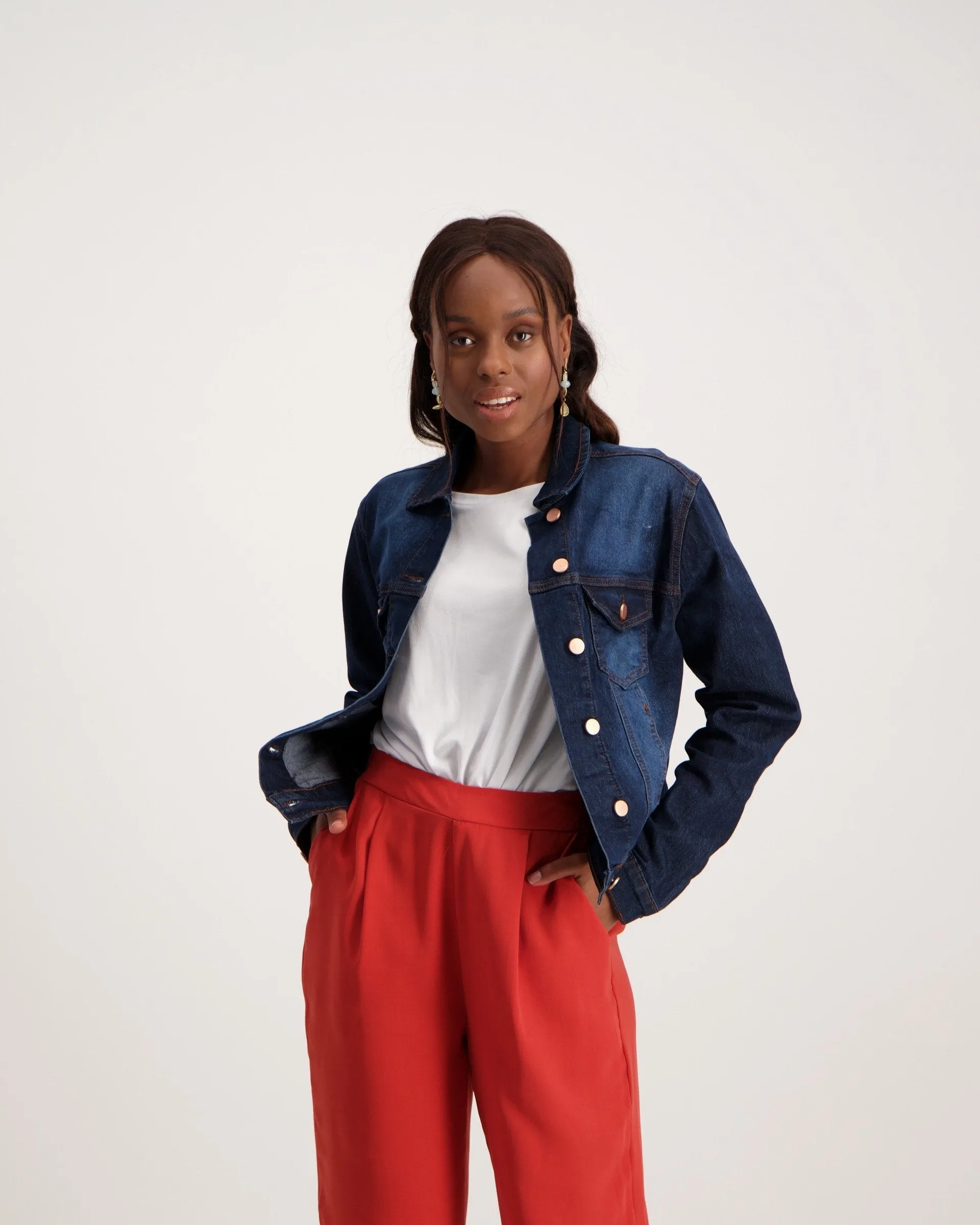 Ladies Denim Jacket - Ink
