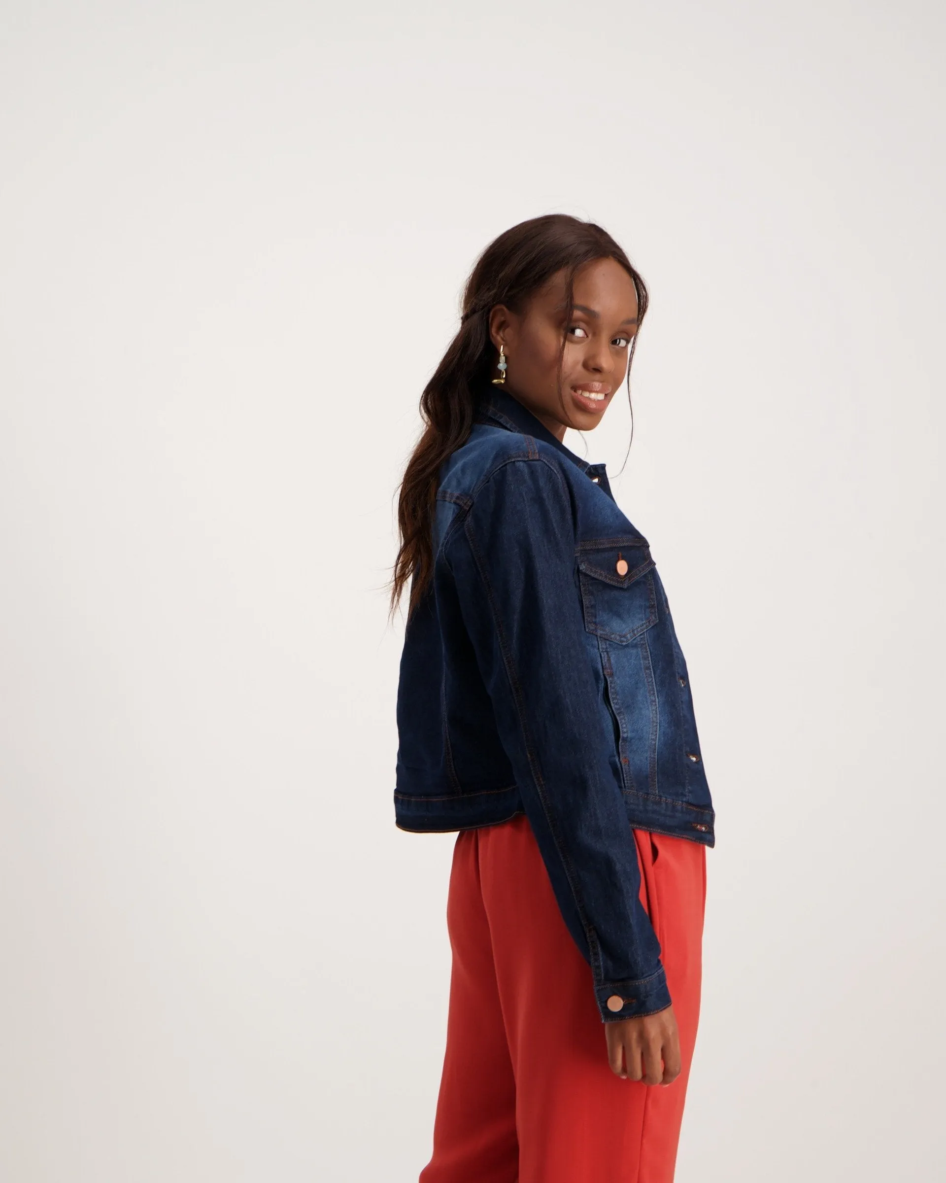 Ladies Denim Jacket - Ink