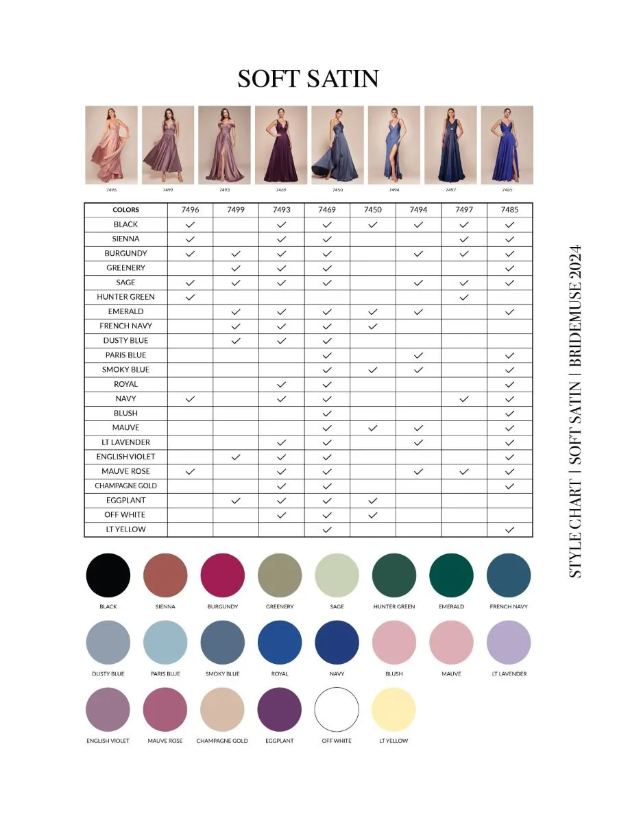 Ladivine 7469 Long Formal Evening Satin Dress with Slit